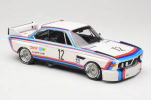 BMW 3.0 CSL E9 #12 BMW Motorsport C. Amon / H-J. Stuck Winners 6 Hours Nurburgring 1973 Minichamps 1:18 155732612 Метал — снимка 4 от 6