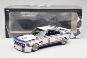 BMW 3.0 CSL E9 #12 BMW Motorsport C. Amon / H-J. Stuck Winners 6 Hours Nurburgring 1973 Minichamps 1:18 155732612 Метал — снимка 6 от 6