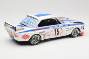 BMW 3.0 CSL E9 #15 BMW Alpina J. Peltier / H. Menzel 24 Hours of Spa 1973 Minichamps 1:18 155732695 Метал — снимка 2 от 6