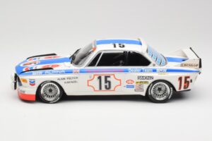 BMW 3.0 CSL E9 #15 BMW Alpina J. Peltier / H. Menzel 24 Hours of Spa 1973 Minichamps 1:18 155732695 Метал — снимка 3 от 6