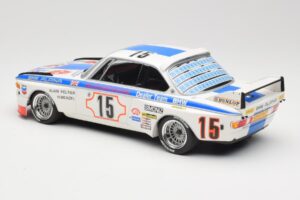 BMW 3.0 CSL E9 #15 BMW Alpina J. Peltier / H. Menzel 24 Hours of Spa 1973 Minichamps 1:18 155732695 Метал — снимка 5 от 6