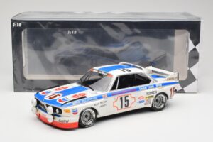 BMW 3.0 CSL E9 #15 BMW Alpina J. Peltier / H. Menzel 24 Hours of Spa 1973 Minichamps 1:18 155732695 Метал — снимка 6 от 6