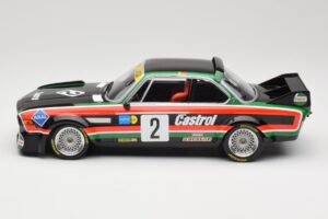 BMW 3.0 CSL E9 #2 Luigi Racing J-M. de Wael / A. de Fierlant Winners GP Nurburgring 1976 Minichamps 1:18 155762502 Метал — снимка 3 от 6
