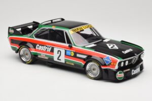 BMW 3.0 CSL E9 #2 Luigi Racing J-M. de Wael / A. de Fierlant Winners GP Nurburgring 1976 Minichamps 1:18 155762502 Метал — снимка 4 от 6