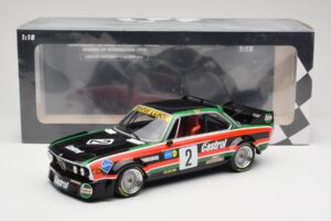 BMW 3.0 CSL E9 #2 Luigi Racing J-M. de Wael / A. de Fierlant Winners GP Nurburgring 1976 Minichamps 1:18 155762502 Метал — снимка 6 от 6