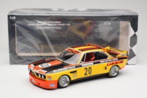 BMW 3.0 CSL E9 #20 BMW Faltz Alpina W. Werner / H. Schommers Norisring Trophy 1974 Minichamps 1:18 155742620 Метал — снимка 6 от 6