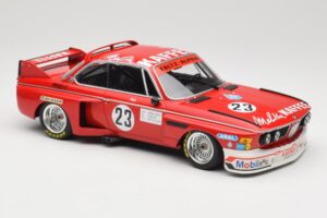 BMW 3.0 CSL E9 #23 Faltz Alpina A. de Fierlant / H. Grohs Zandvoort Trophy 1975 Minichamps 1:18 155752623 Метал — снимка 4 от 6