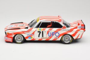 BMW 3.0 CSL E9 #71 Luigi Racing P. Xhenceval / J. Dieudonné 24 Hours of Le Mans 1977 Minichamps 1:18 155772571 Метал — снимка 3 от 6