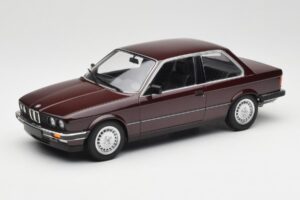 BMW 323i E30 Dark Red Metallic Minichamps 1:18 155026007 Метал