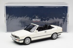 BMW 325i E30 Кабриолет Alpine Бял Norev 1:18 183213 Метал — снимка 6 от 6