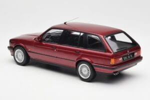 BMW 325i E30 Touring Червен Metallic Norev 1:18 183218 Метал — снимка 5 от 6