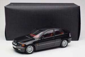 BMW 325Ti Compact E46 Черен Kyosho 1:18 80430024440 Метал — снимка 7 от 7