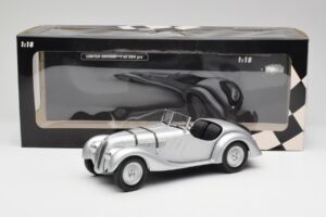 BMW 328 Сребристо Minichamps 1:18 155025030 Метал — снимка 6 от 6