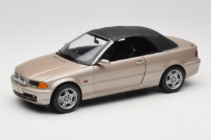 BMW 328i E46 Кабриолет Sand Beige Metallic Kyosho 1:18 80430009756 Метал — снимка 3 от 9