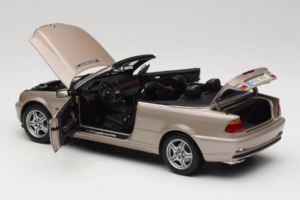 BMW 328i E46 Кабриолет Sand Beige Metallic Kyosho 1:18 80430009756 Метал — снимка 6 от 9