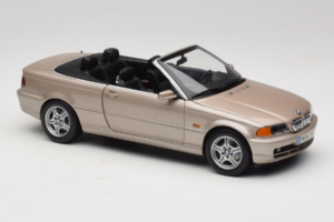 BMW 328i E46 Кабриолет Sand Beige Metallic Kyosho 1:18 80430009756 Метал — снимка 7 от 9