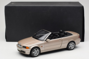 BMW 328i E46 Кабриолет Sand Beige Metallic Kyosho 1:18 80430009756 Метал — снимка 9 от 9