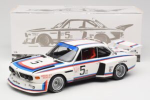 BMW 3.5 CSL E9 Gr.5 #5 K.W.M. Racing K. Miller / D. Cowart 6 Hours of Watkins Glen 1979 Minichamps 1:18 180792005 Метал — снимка 8 от 8