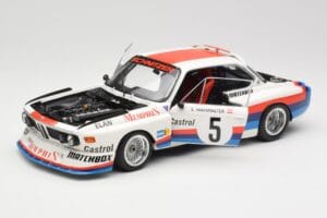 BMW 3.5 CSL E9 Gr.5 #5 S. Manhalter Winner Havirov Interseries 1977 Minichamps 1:18 180772005 Метал — снимка 2 от 8