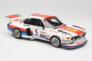 BMW 3.5 CSL E9 Gr.5 #5 S. Manhalter Winner Havirov Interseries 1977 Minichamps 1:18 180772005 Метал — снимка 6 от 8