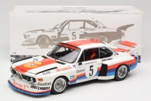 BMW 3.5 CSL E9 Gr.5 #5 S. Manhalter Winner Havirov Interseries 1977 Minichamps 1:18 180772005 Метал — снимка 8 от 8
