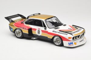 BMW 3.5 CSL E9 Hermetite #8 J. Fitzpatrick / T. Walkinshaw 1000 km Nurburgring 1976 Minichamps 1:18 155762608 Метал — снимка 4 от 6