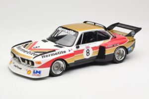 BMW 3.5 CSL E9 Hermetite #8 J. Fitzpatrick / T. Walkinshaw 1000 km Nurburgring 1976 Minichamps 1:18 155762608 Метал