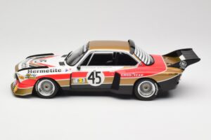 BMW 3.5 CSL E9 #45 Hermetite T. Walkinshaw / J. Fitzpatrick 24 Hours of Le Mans 1976 Minichamps 1:18 155762645 Метал — снимка 3 от 6