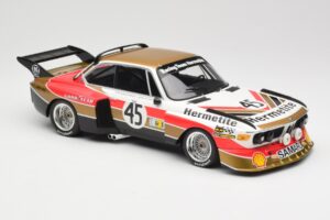 BMW 3.5 CSL E9 #45 Hermetite T. Walkinshaw / J. Fitzpatrick 24 Hours of Le Mans 1976 Minichamps 1:18 155762645 Метал — снимка 4 от 6