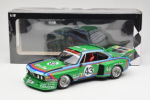 BMW 3.5 CSL E9 Schnitzer #43 D. Quester / A. Krebs 24 Hours of Le Mans 1976 Minichamps 1:18 155762643 Метал — снимка 6 от 6