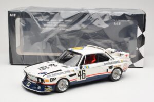BMW 3.5 CSL E9 #46 Team Brock P. Brock / F. Muir / J. Aubriet 24 Hours of Le Mans 1976 Minichamps 1:18 153762646 Метал — снимка 6 от 6
