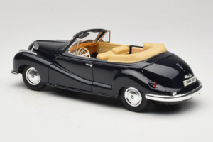 BMW 502 Кабриолет Черен Maisto 1:18 31817 Метал — снимка 7 от 8