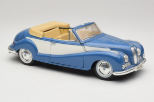 BMW 502 Кабриолет Синьо Tchibo 1:18 45396 Метал — снимка 6 от 8