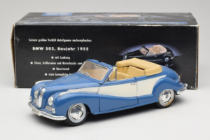 BMW 502 Кабриолет Синьо Tchibo 1:18 45396 Метал — снимка 8 от 8