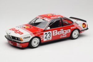 BMW 635 CSi E24 Belga Juma Racing M. Winkelhock / T. Regout 24 Hours of Spa 1985 Minichamps 1:18 155852523 Метал