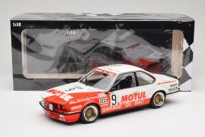 BMW 635 CSi E24 #9 Hollinger / P. Giroix Garage du Bac 24 Hours of Spa 1984 Minichamps 1:18 155842509 Метал — снимка 6 от 6