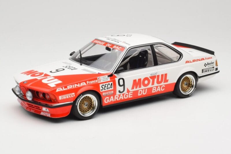 BMW 635 CSi E24 #9 Hollinger / P. Giroix Garage du Bac 24 Hours of Spa 1984 Minichamps 1:18 155842509 Метал