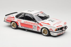 BMW 635CSi E24 Team Brun Motorsport #21 H. Grohs / T. Boutsen Spa 24 Hours 1985 Minichamps 1:18 155852521 Метал — снимка 4 от 6