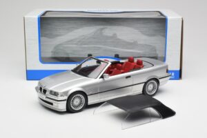 BMW Alpina B3 E36 3.2 Кабриолет Arctic Silver MCG 1:18 MCG18322 Метал — снимка 8 от 8