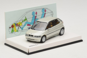 BMW E1 Бял Minichamps 1:43 80429419919 Метал — снимка 2 от 5