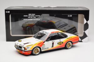 BMW 635CSi E24 BMW Italia #1 U. Grano / H. Kelleners Spa 1983 Minichamps 1:18 155832601 Метал — снимка 6 от 6