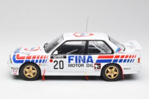 BMW E30 M3 #20 M. Duez / A. Lopes 1000 Lakes Rally 1989 IXO 1:18 18RMC132 Метал — снимка 3 от 6