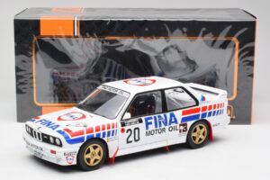BMW E30 M3 #20 M. Duez / A. Lopes 1000 Lakes Rally 1989 IXO 1:18 18RMC132 Метал — снимка 6 от 6