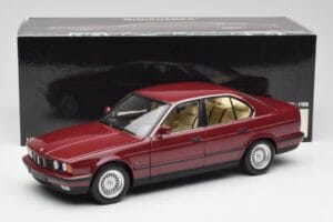 BMW 535i E34 Червен Minichamps 1:18 100024002 Метал — снимка 8 от 8