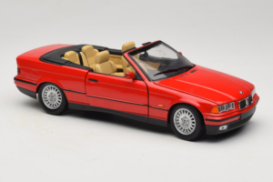 BMW 3 Series E36 Кабриолет Червен UT Models 1:18 BMW005 Метал — снимка 6 от 8