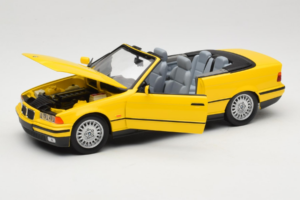 BMW 3 Series E36 Кабриолет Жълт UT Models 1:18 BMW007 Метал — снимка 2 от 8