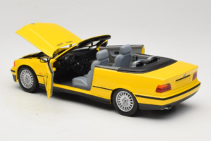 BMW 3 Series E36 Кабриолет Жълт UT Models 1:18 BMW007 Метал — снимка 5 от 8