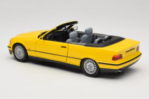 BMW 3 Series E36 Кабриолет Жълт UT Models 1:18 BMW007 Метал — снимка 7 от 8