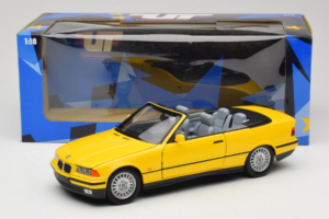BMW 3 Series E36 Кабриолет Жълт UT Models 1:18 BMW007 Метал — снимка 8 от 8