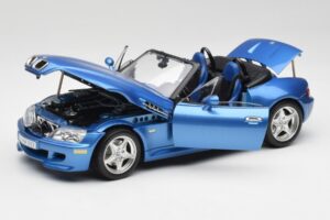 BMW Z3 E36 M Roadster Estoril Blue Bburago 1:18 3349-M1 Метал — снимка 2 от 8